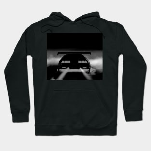 Black and white car Hoodie